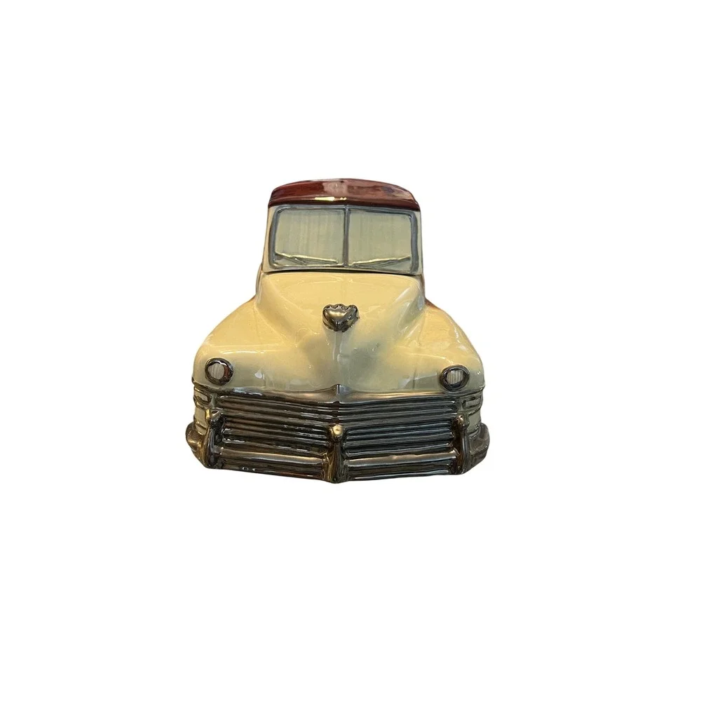 Vintage‎ Omnibus Fitz and Floyd American Roadside Woody Wagon Cookie Jar 1993